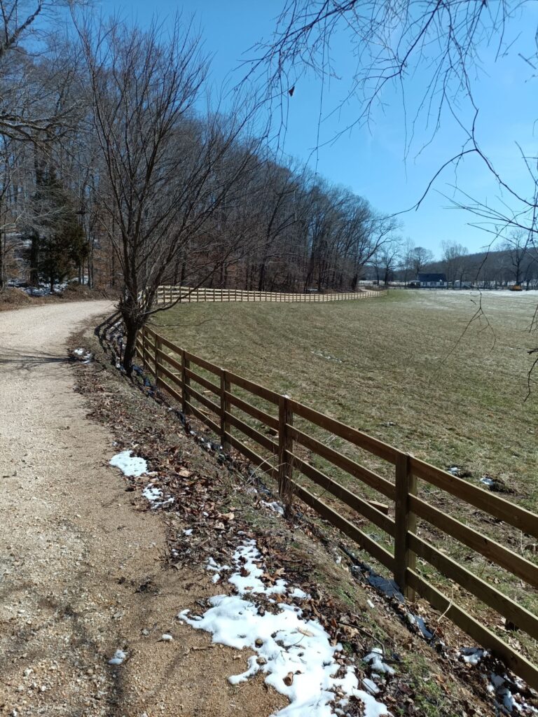 Fence in Middle Giles County Tennessee